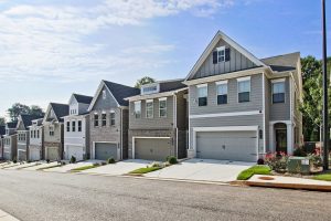outdoor exterior of front of townhome popularity 