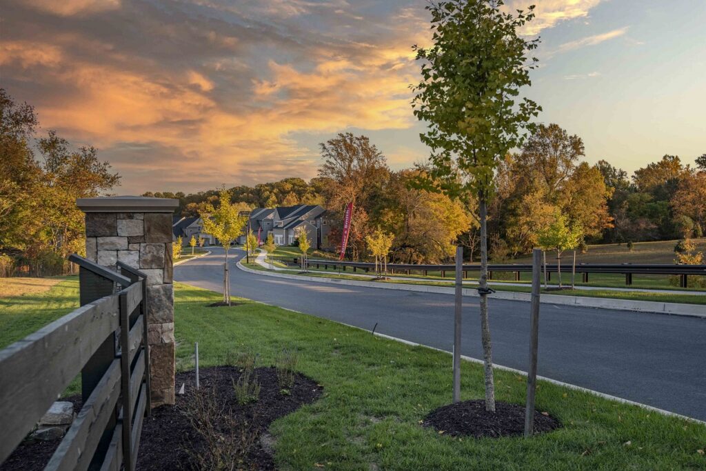 Miller & Smith is down to nine final homesites at Patapsco Crossing in Ellicott City, Maryland.